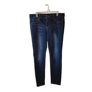 Women's 18 Regular Maurices Jeans Pants Dark Wash Straight Leg